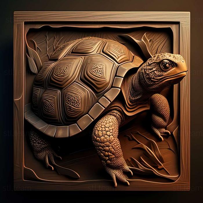 3D model Harriet turtle famous animal (STL)